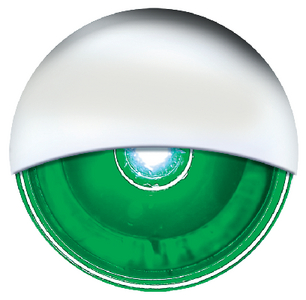 50-05511 Mini Livewell Light Ss Green | Seachoice