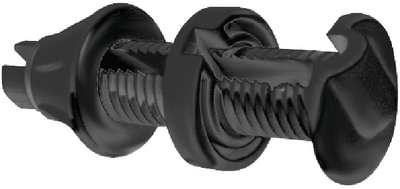 50-17971 1" Cable Thru-Hull Black | Seachoice