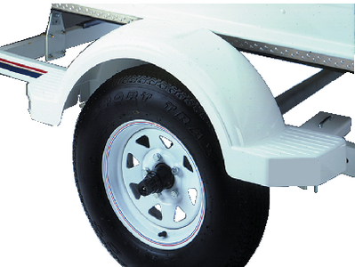 508573 Plastic Fender 13" Top White | Horizon Global