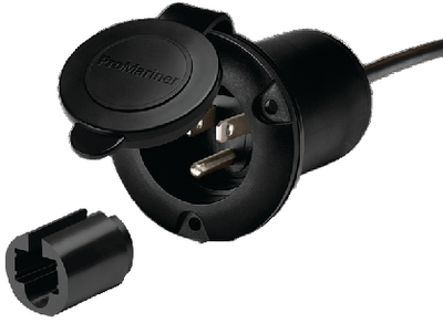 51300 Univeral Ac Plug Holder+ Black | Pro Mariner