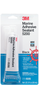 5205 5200 Sealant Black 3 Oz | 3M Marine