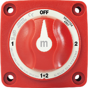 6007 Mini Selector Battery Switch | Blue Sea Systems