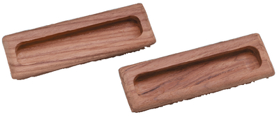 60142-A Teak Drawer Pull 450 Rect 2Pk | Whitecap