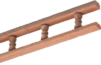 60705 Whitecap Teak Pinrail | Whitecap