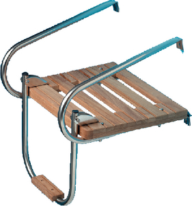 60903 Teak Swim Platform W/Ladder In | Whitecap