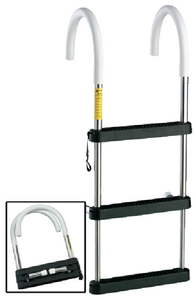 6131 3 Step Ss Teles Hook Ladder | Garelick