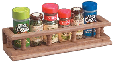 62436 Teak Spice Rack Small | Whitecap