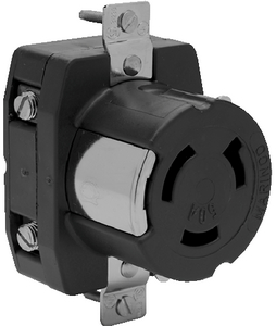 6370Cr Single Receptacle 50A/125Volt | Marinco Guest Afi Nicro Bep