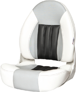 68454 Seat Probax Deluxe Wht/Gr/Car | Tempress Products Fish-On