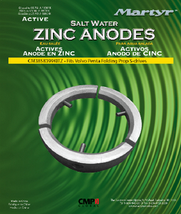 Cm3858399Kitz Anode Vp 3Pc Kit Zinc | Martyr Anodes