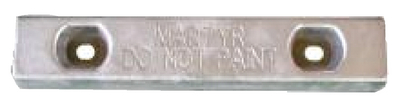 Cmp7B2Bsz Anode Zinc Bolt-On 24"X4"X2" | Martyr Anodes