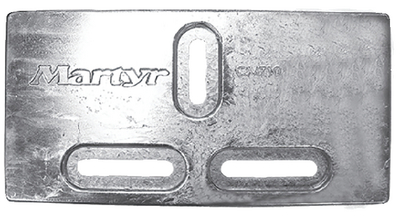 Cmz10Z Zn Anode O-Face 3 Slot Bolt On | Martyr Anodes