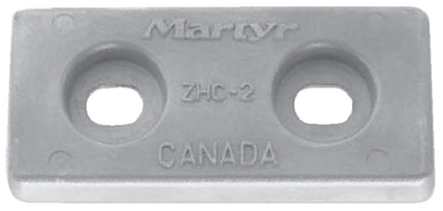 Cmzhc3Az 6 1/4X2 3/4X3/4 Hull Anode | Martyr Anodes