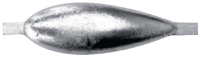 Cmztsaz Zinc Anode Oval W/Alum Tabs | Martyr Anodes