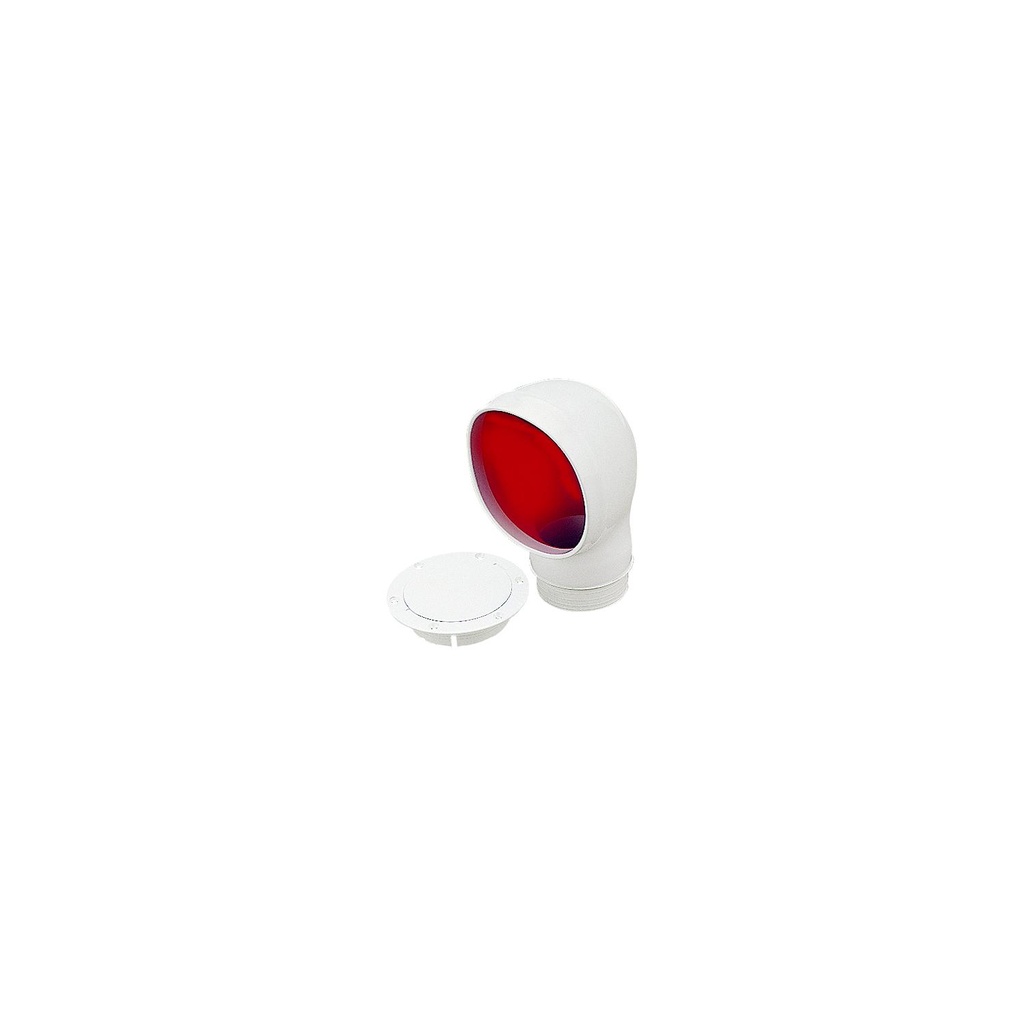 727135-3 3"Pvc Stdprofile Cowlvent Red | Sea-Dog Line