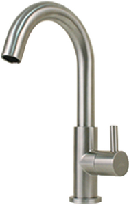 74107 Tap Nordic J Spout Brushed | Scandvik