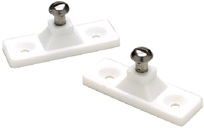 76021 Side Mt Deck Hinge - White | Seachoice