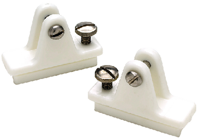 76281 Deck Hinge W/Slide Lock-White | Seachoice