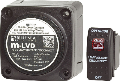 7635 Low Volt Disconnect 12Vdc 65A | Blue Sea Systems