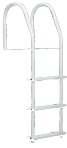 De2103F Dock Ladder 3 Step W/Hdwe Wht | Dock Edge