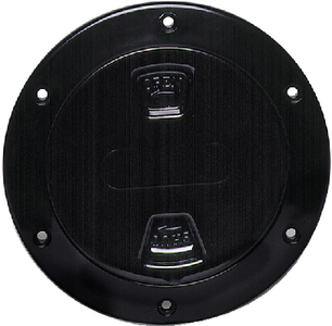 Dp40-B 4 Black Screw-In Deck Plate | Beckson Marine