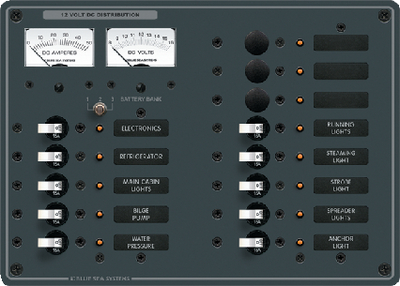8068 Breaker Panel Dc 13 Pos | Blue Sea Systems