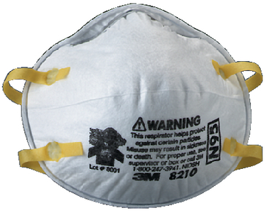 8210N95 N95 Respirator White 20/Pk | 3M Marine