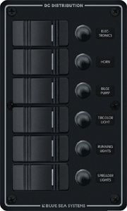 8373 Panel W/Circuit Breakers | Blue Sea Systems