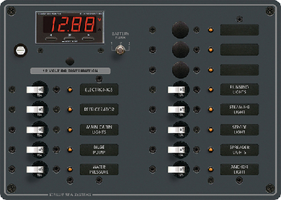 8403 13 Position Dc Circuit Panel | Blue Sea Systems