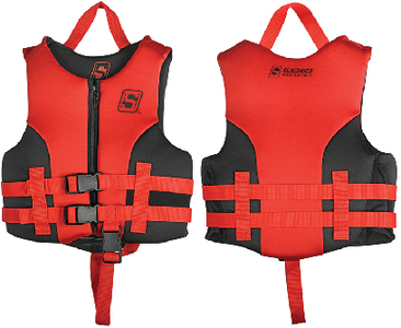 85101 Evo Vest Red/Blk Child | Seachoice