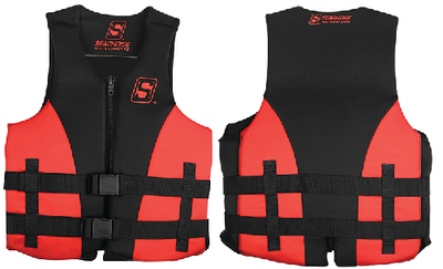 85106 Evo Vest Red/Blk Large | Seachoice