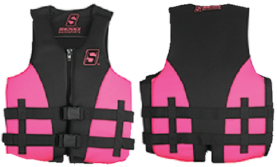 85114 Evo Vest Pink/Blk Small | Seachoice