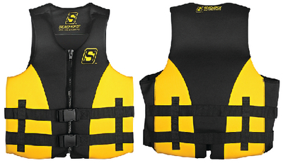 85123 Evo Vest Yel/Blk Youth | Seachoice