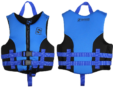 85131 Evo Vest Blu/Blk Child | Seachoice