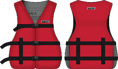 85443 Red Youth Vest | Seachoice