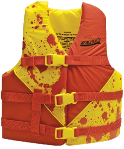 86170 Red/Yel Dlx Youth Vest 24 -29 | Seachoice