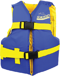 86180 Blue/Yellow Youth Vest 25-29" | Seachoice