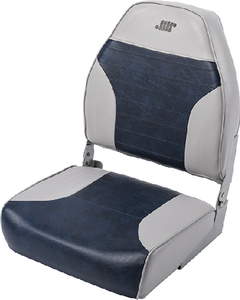 8Wd588Pls-660 High Back Seat Grey/Navy | Wise Seating