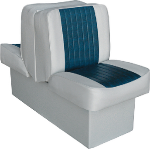 8Wd707P-1-660 Lounge W/ 10" Base-Gy/Navy | Wise Seating