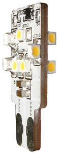 9000371 Drled Bulb Wedge Dbl Side Wht | Dr. Led