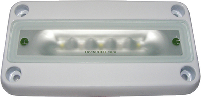 9000500 Drled Light Surface Mt Rd/Wht | Dr. Led