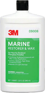 9005 16 Oz F/G Restorer/Wax-Liqui | 3M Marine