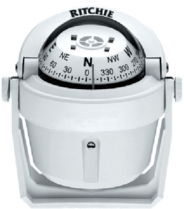 B-51Wclm Explorer Compass White-Bkt/Mt | Ritchie Navigation