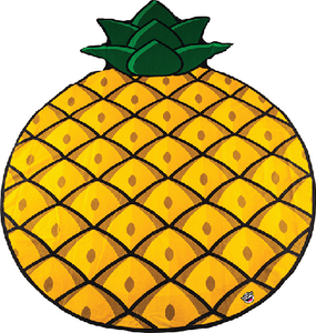 Bmbt-Pa Pineapple Beach Blanket @4 | Big Mouth By Wow