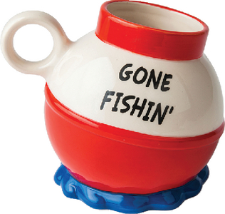 Bmmu-0016 Gone Fishin Coffee Mug @6 | Big Mouth By Wow