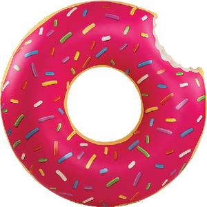 Bmpf-0003 Giant Pink Donut Pool Float @4 | Big Mouth By Wow