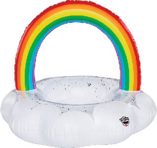 Bmpf-0012 Rainbow Cloud Pool Float @4 | Big Mouth By Wow