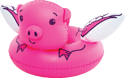 Bmpf-0157 Flying Pig Pool Float @4 | Big Mouth By Wow