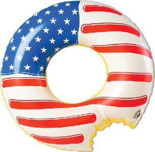 Bmpf-0174 Americana Frosted Donut @4 | Big Mouth By Wow