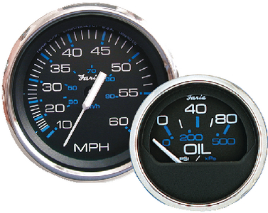 F13701 Ches S/S Blk Fuel Level Gauge | Faria